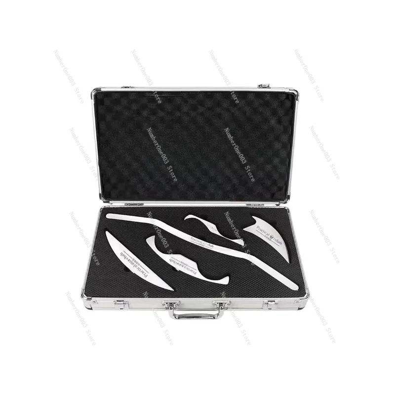 

Fascia Knife Full Set Stainless Steel Muscle Fascia Massager Soft Tissue Relaxation Tool