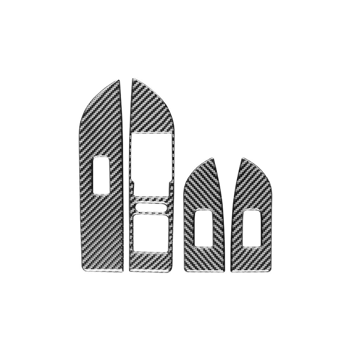 

For CC 2012-2018 Soft Carbon Fiber Window Lift Switch Panel Cover Trim Sticker