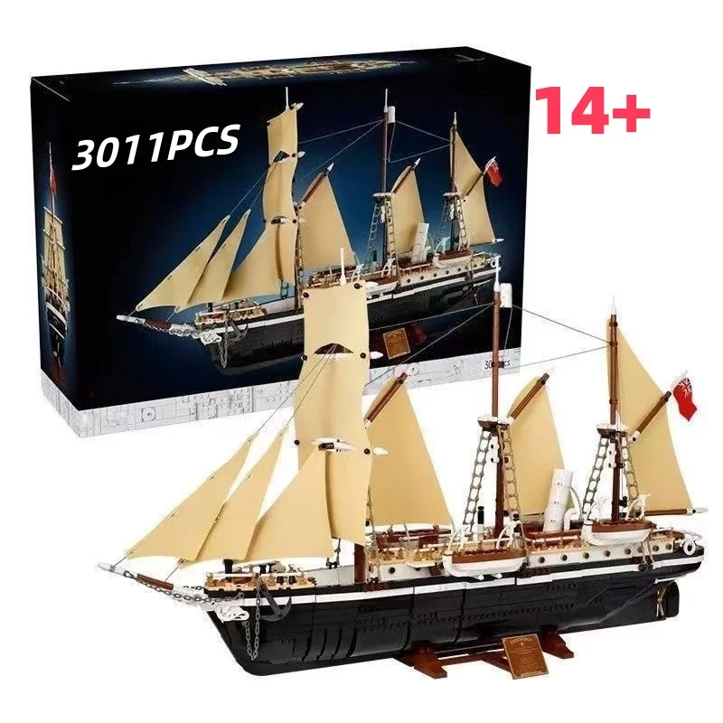 

Creative 10335 Legend Boat Durable Boat Model Building Block Kit Toys 3011 Pieces, Educational Toys, Christmas Gifts