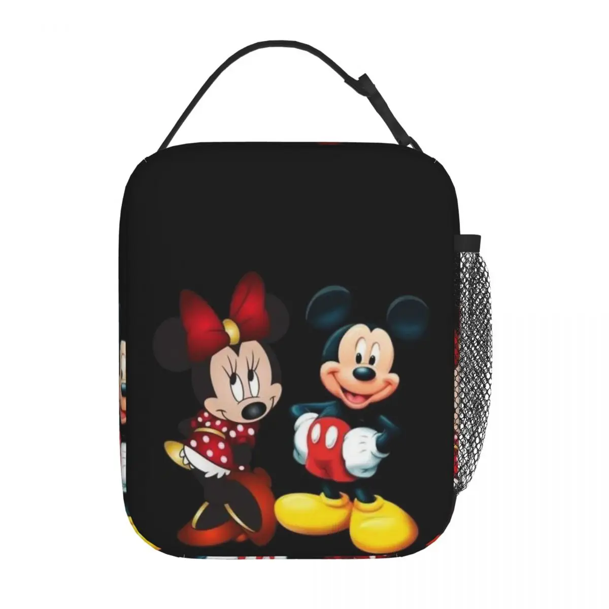 Borsa per il pranzo isolata Minnie personalizzata topolino per le donne borsa termica per il pranzo per alimenti borsa per il pranzo portatile della