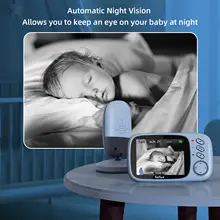 Wireless 3.2 Inch Baby Monitor with Night Vision #4