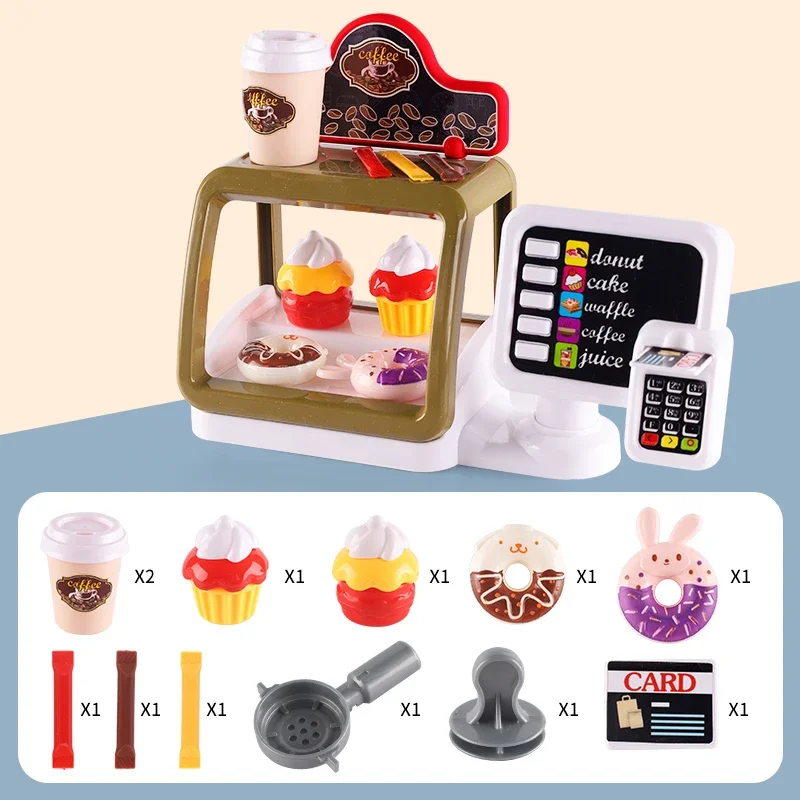 Restaurant fast food burger shop - stand a hamburgers avec caisse - cuisine marchande - jouet imitation et carte tigre - Cuisine enfant - Achat & prix
