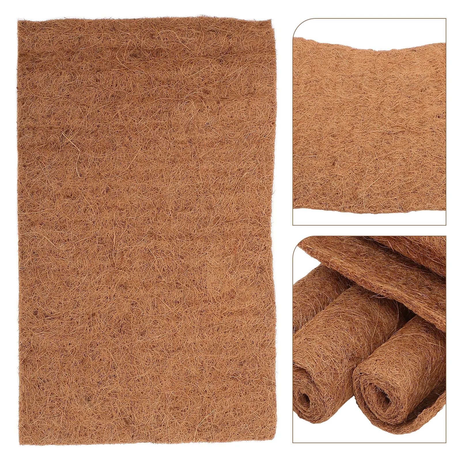 

4pcs Chicken Nest Pad Coconut Fiber Nesting Pads Soft Washable Reusable Nesting Box Liners For Chicken Coop Bedding Nonslip Mats