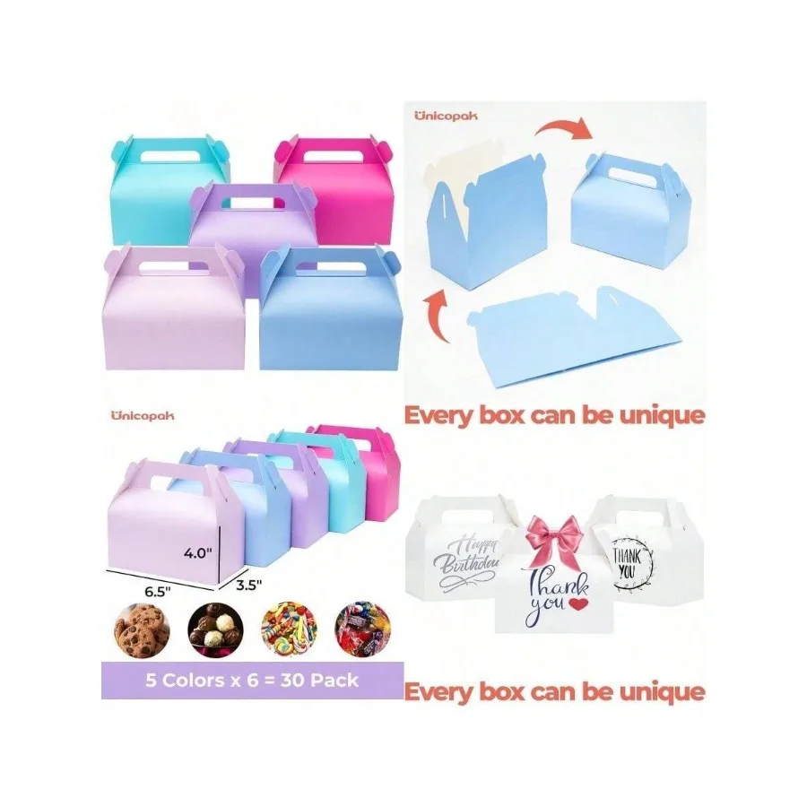 30 Pack Pastel Gabl…