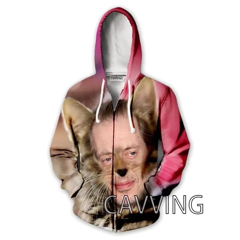 New Fashion 3D Print  Steve Buscemi  Zipper Hoodies Zip Up Hooded Sweatshirts Harajuku Hoodie Hip Hop Sweatshirts