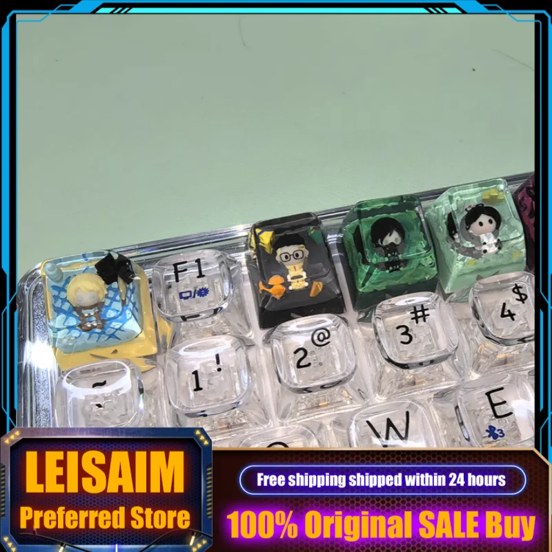 

Valorant Game Theme Resin Keycap Mechanical Keyboard Cross-Shaped Switch Cute Custom Gaming Keyboard Accessories Gift