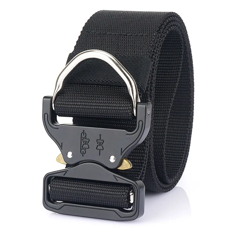 TUSHI Neue Taktische Gürtel Gewebt Langlebig Automatische Schnalle Männer Gürtel Armee Outdoor Jagd Multifunktionale Nylon Gürtel Mann Hosen Gürtel – Detail 19