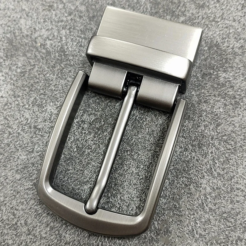 Western Belt Buckle Men's Reversible Metal Alloy Belt Buckle Replacements Pin Buckles Rectangle