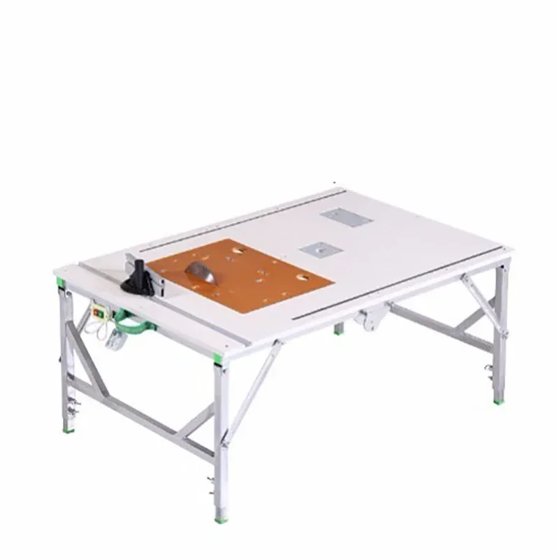 Multifunctional Portable Electric Woodworking Table Saw Upside Down Sliding Table Diy Folding Lifting Work Saw Table Saw