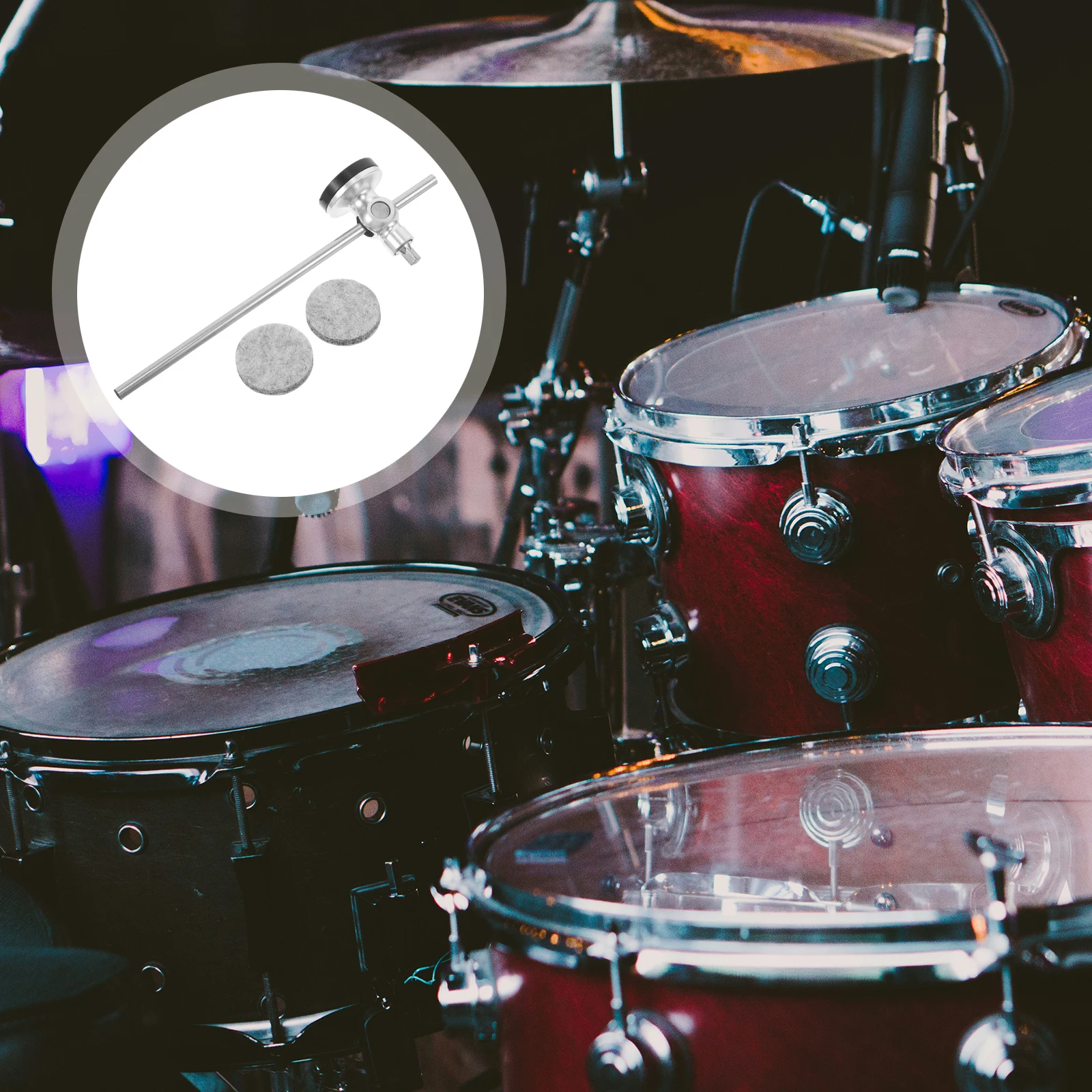 

1 Set Bass Pedal Head Replacement Robust Drum Foot Hammer Adjustable Sturdy Drum Percussion Accessory Kick Hammer