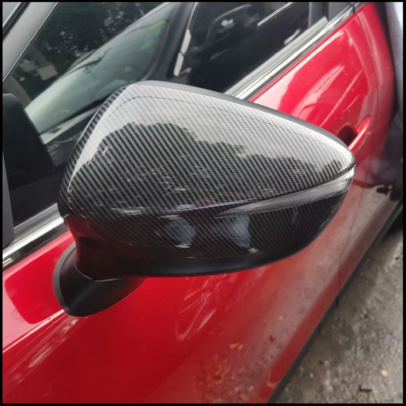Car Styling For Mazda CX-3 CX3 2016-2019 Rearview Mirror Cover Shell Housing Replace Types Auto Parts Accessories view 6
