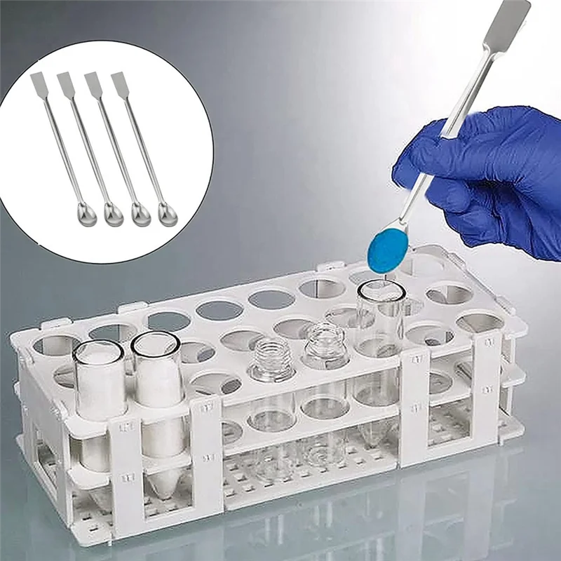 AAAN-Lab Espátula Micro Colher Conjunto Laboratório Minúsculo Espátula de Mistura Forpowders Gel Cap