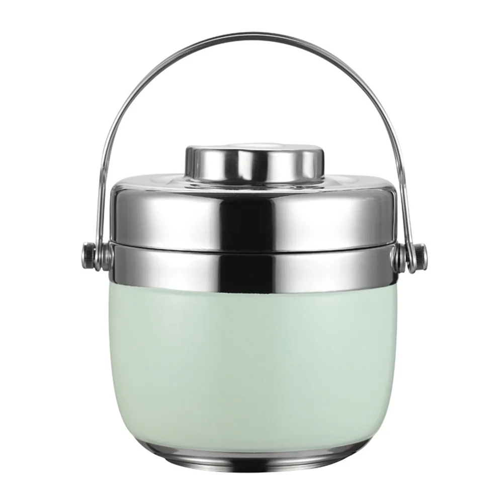 

Insulated Lunch Box Stainless Steel Food Containers Corrosion Resistant Portable for Cold Heat Preservation Container