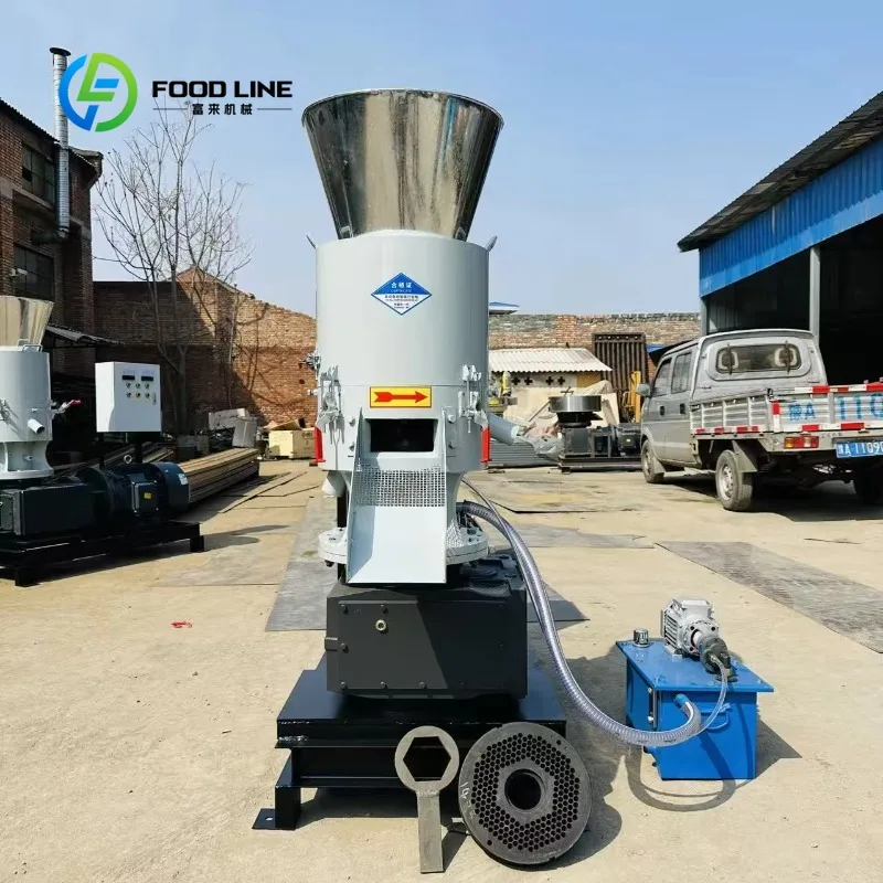 Custom compact wood pellet processor adjustable‑size biomass pellet forming unit for small‑scale fuel pellet manufacturing plant
