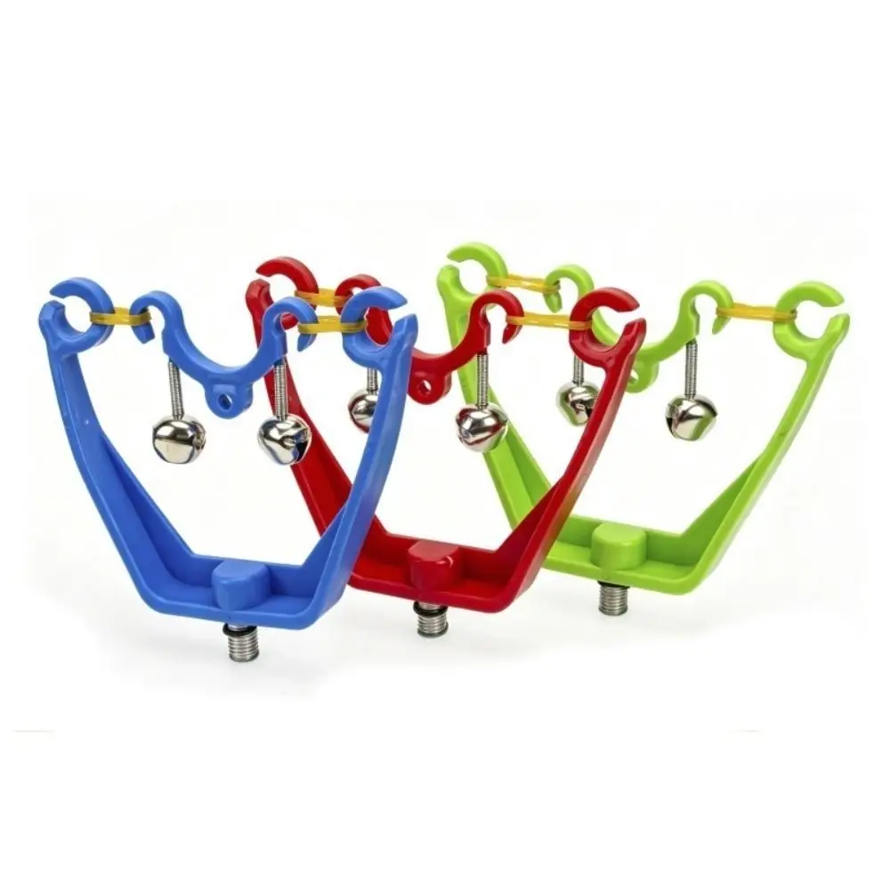 Double Bell Fishing Rod Holder Alarm Indicator Fishing Accessories Fishing Accessories Tackle Rod Holder Sound Alarm