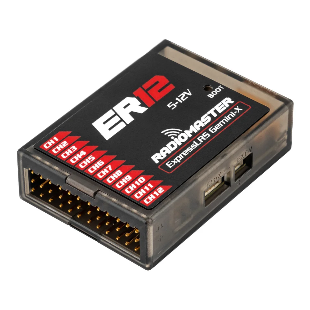 Pre-Order Radiomaster ER12 PWM ExpressLRS Dual Band GEMINI-X Receiver