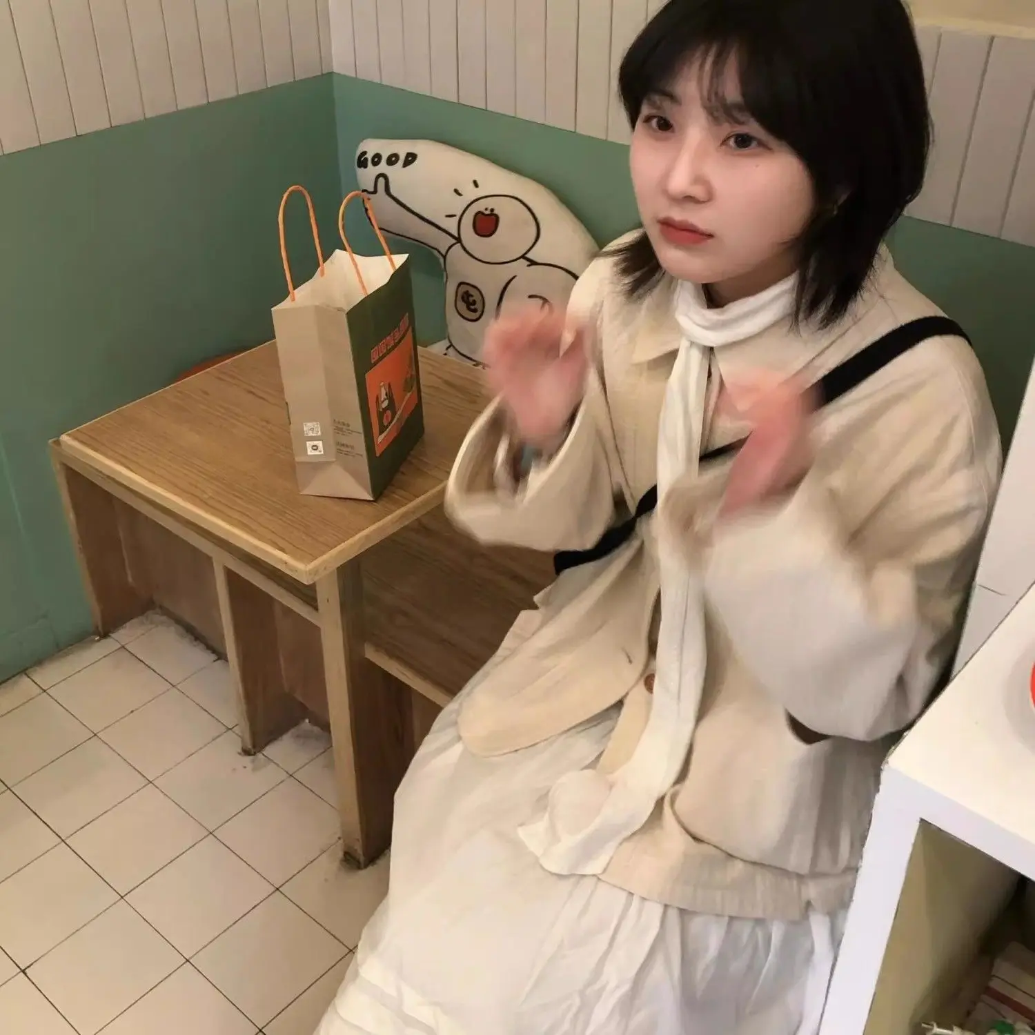 

Trench Coat Buttoned To The Top Woman Clothing Modest Handsome Ribbed Girlss Button-Up Year Trim Washed Shaped Roupas