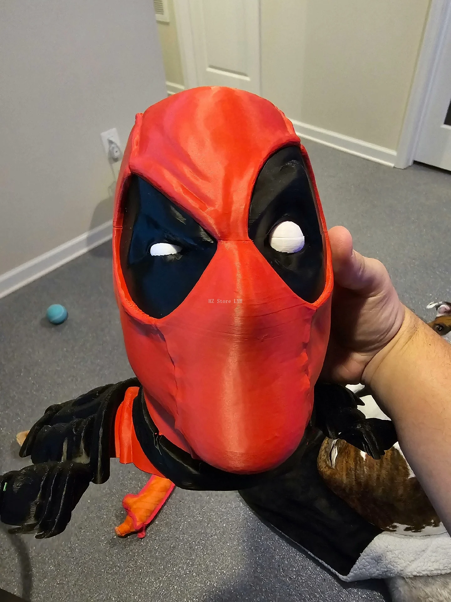 デッドプール ヘッドフォン ヘッド 3D プリント ヘッドフォン スタンド