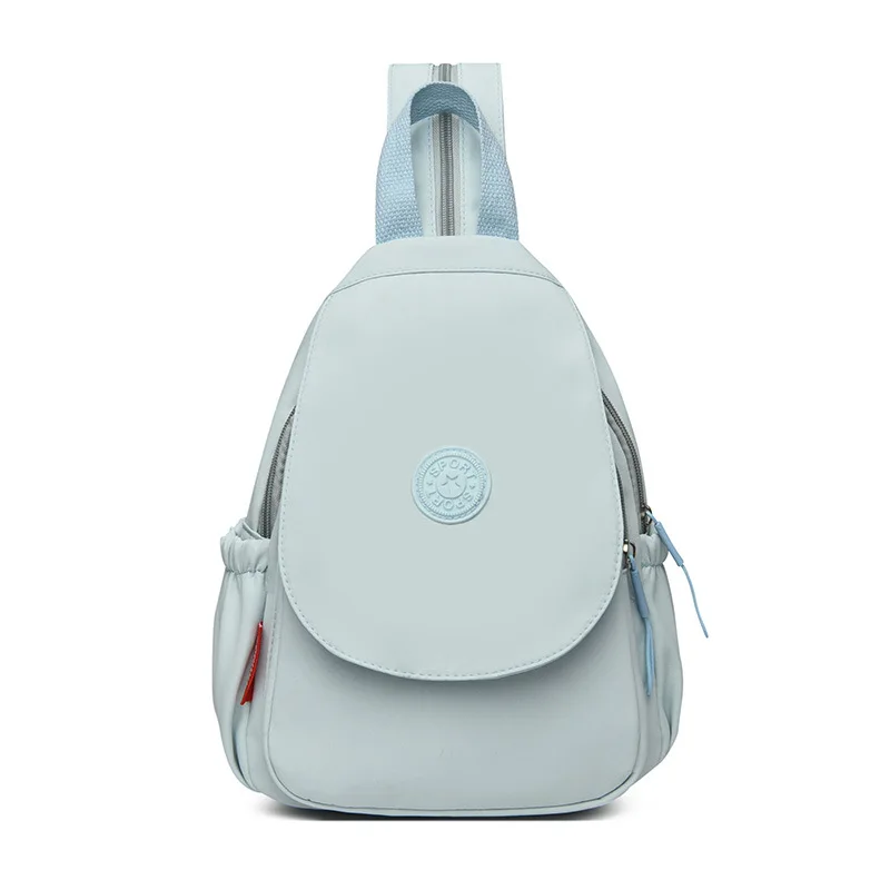 حقيبة ظهر أكسفورد قماشية قابلة للتحويل، خفيفة الوزن للكمبيوتر المحمول، حقيبة صدر كروس مقاومة للماء، مناسبة للمغامرة