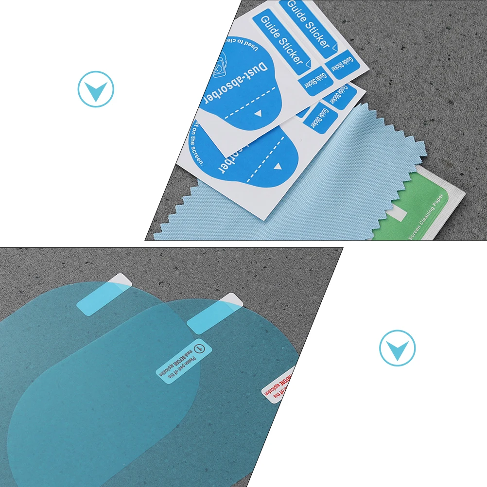 

4 Pairs Rearview Mirror Film Anti Fog Waterproof Rainproof Car Accessories Protects Scratches Dust Improves Visibility Reduces