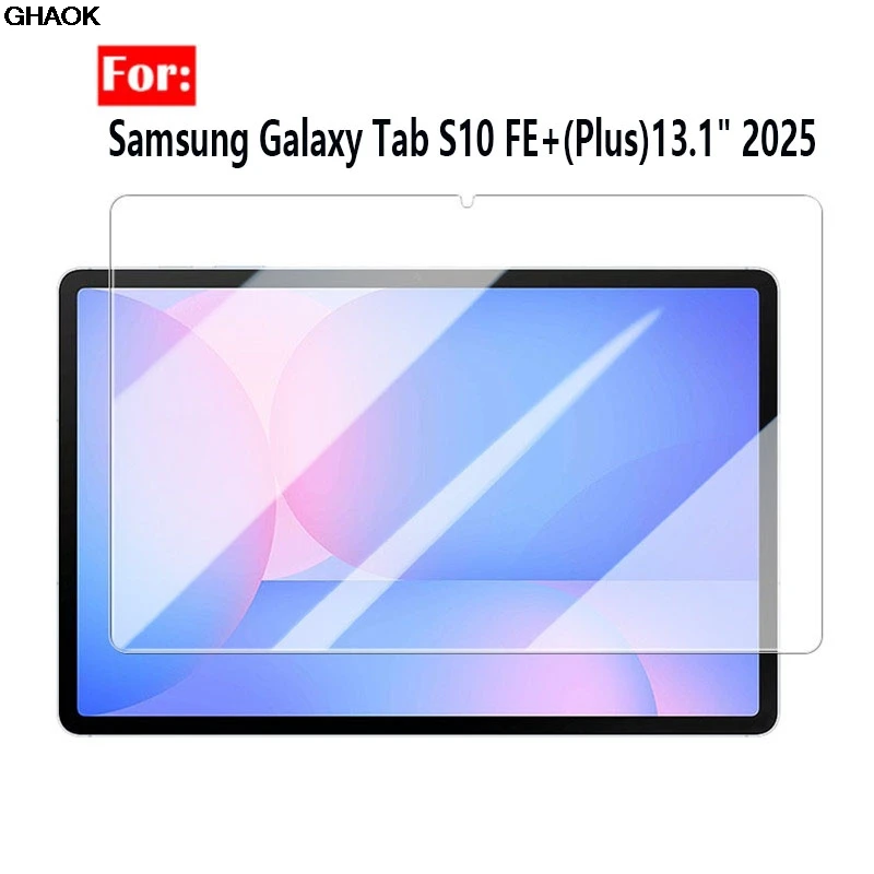 

2PCS Tempered Glass Film For Samsung Galaxy Tab S10 FE Plus 13.1 inch 2025 SM-X620 Screen Protector Tab s10 fe+13.1" Tablet film