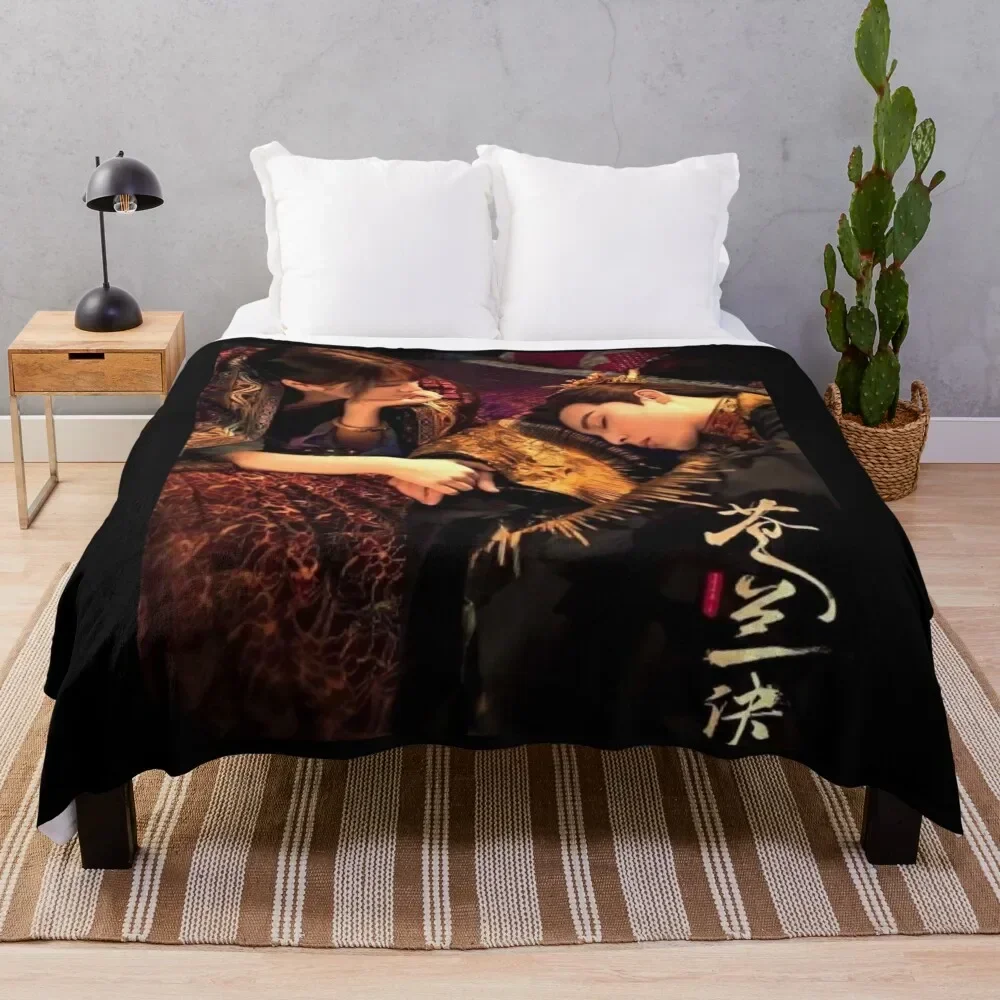 

Love Between Fairy and Devil Throw Blanket Comforter Sleeping Bag Decorative Throw Retros Blankets