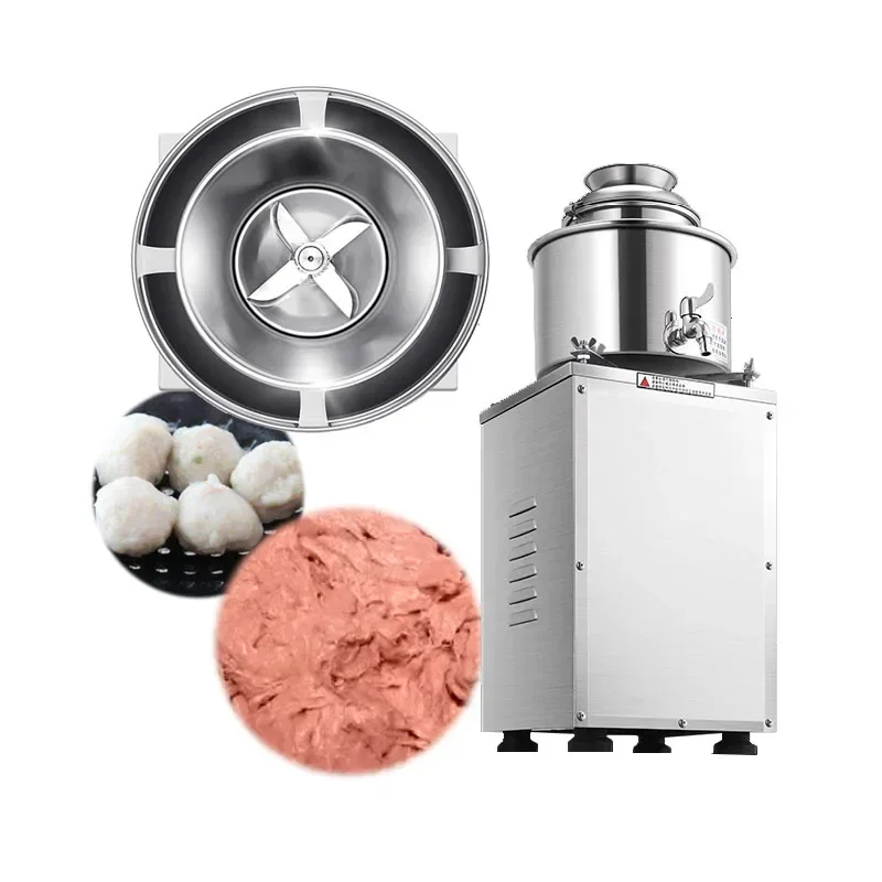 

For Commercial Meat Beating Machine 4Kw 1.5Kw Meat Puree Making Machine For Meatball