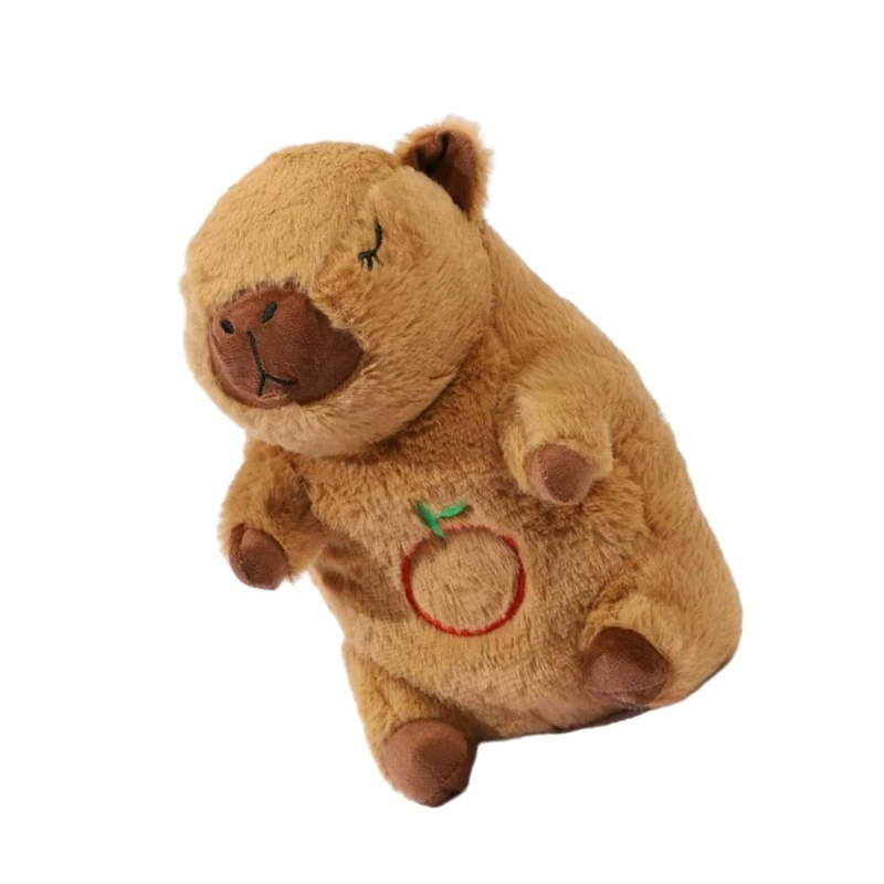 Soft Plush Capybara Toy Light up Hugging Stuffed Animals Birthday Gift