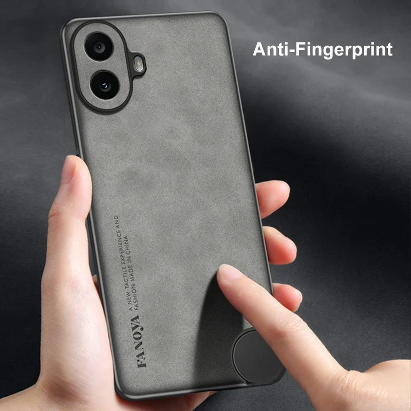 Casespace For Nothing CMF Phone 1 PU Leather Phone Case For Nothing CMF Phone1 Back Cover Silicone Shockproof Full Protection