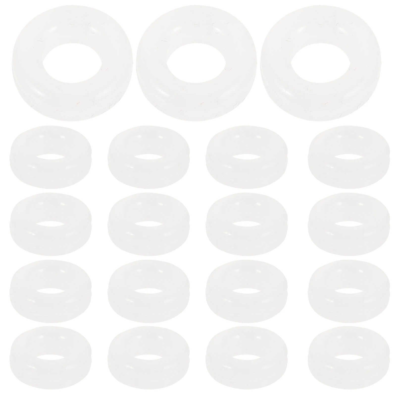 

20pcs Anti-Slip Ring Soft Silicone Retainer Round Eyeglass Temple Tips Grips Replacement Fits Glasses Sunglasses