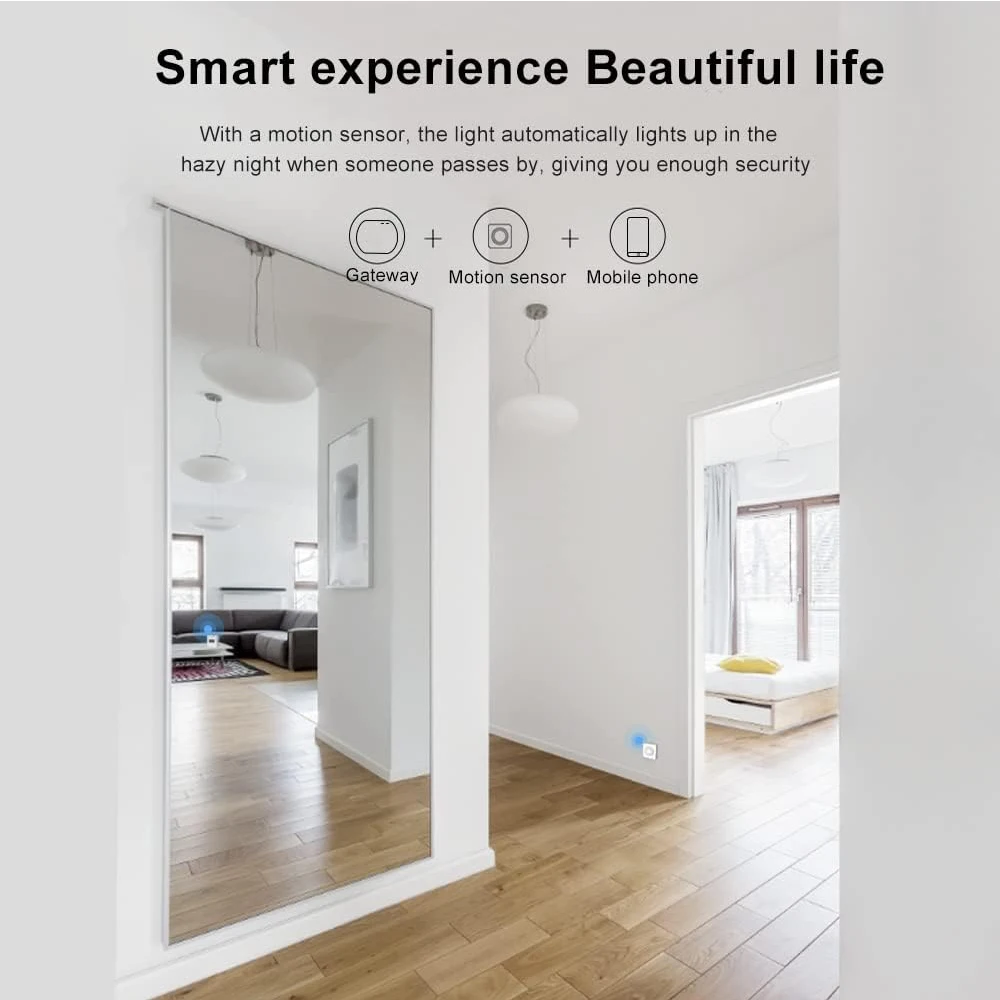 Tuya Zigbee Smart PIR Motion Sensor Infrarot Detektor mit Lux Erkennung Anti-diebstahl Alarm Sensor Drahtlose Sicherheit Schutz – Detail 2