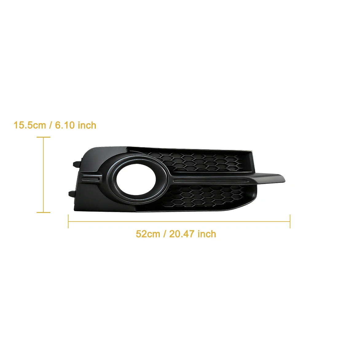 Front Fog Light Grille Honeycomb Bumper Cover For Audi A1 8X S-Line 2010-2014 Fog Lamp Frame Trim Car Exterior Accessories
