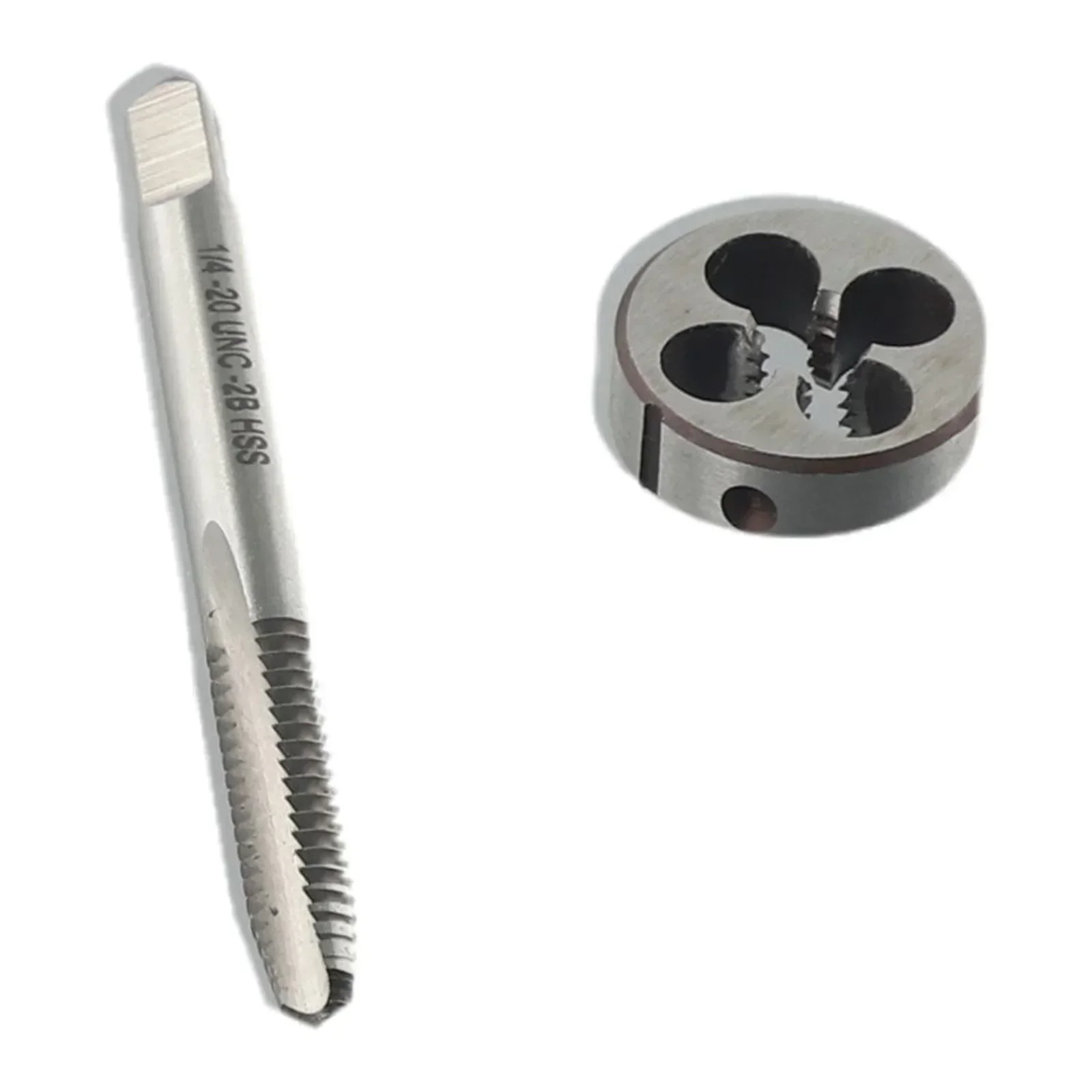 14 20UNC Machine Thread Tap & Die Set, Perfect For Creating External And Internal Threads In Various Materials