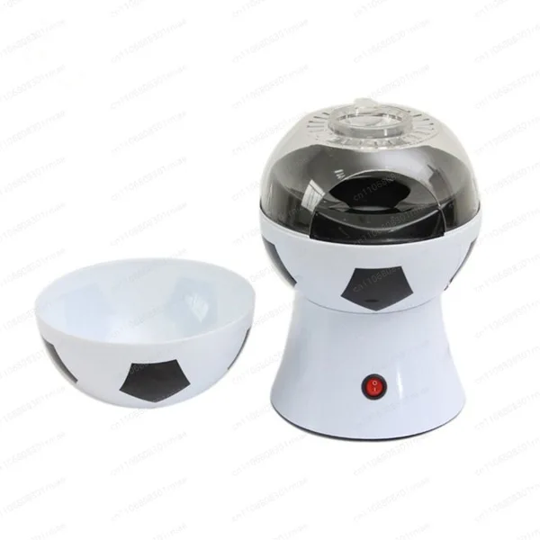 American Standard Hot Air Popcorn Popper Football & Volleyball Shape Commercial Popcorn Machine