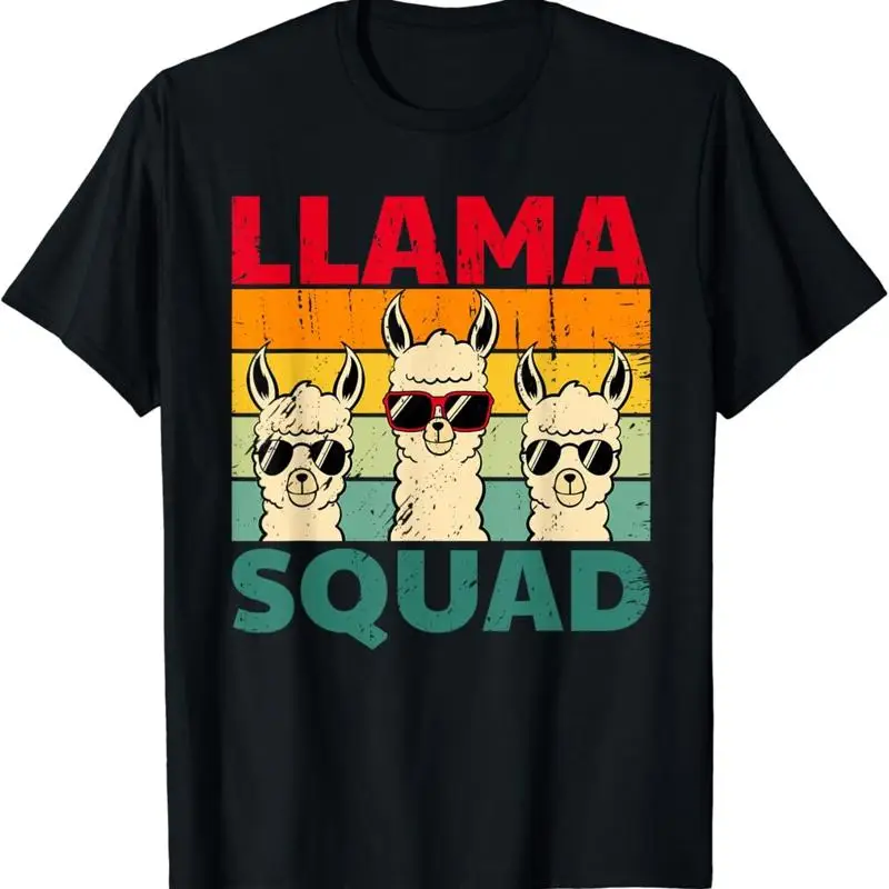 Funny Llama Design For Alpaca Farm Animal T Shirt