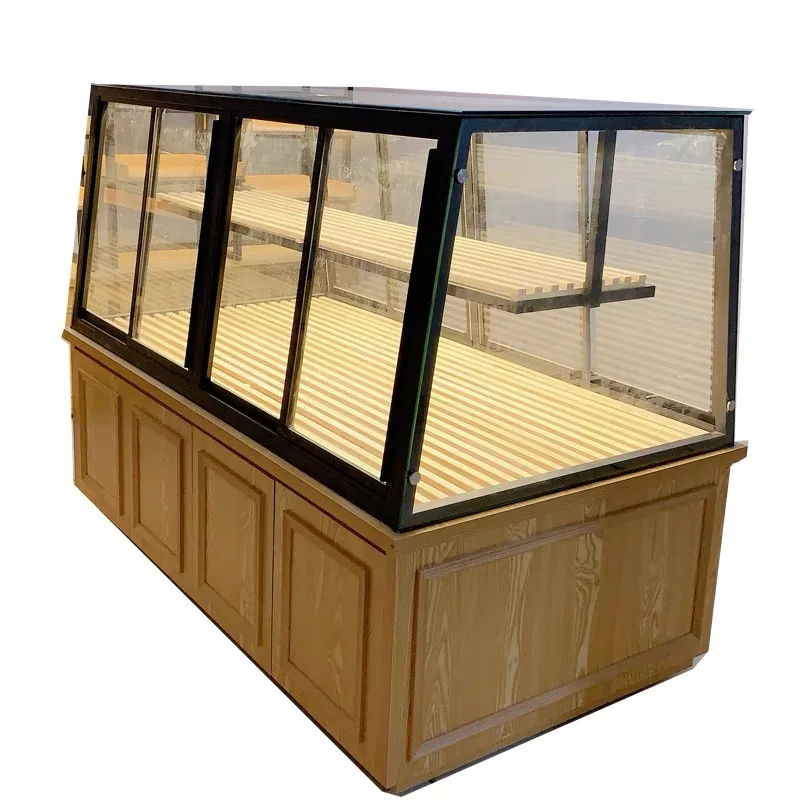Bread Display Cabinet Bakery Shelf Dessert Nakajima Cabinet, Cake Pastry Glass