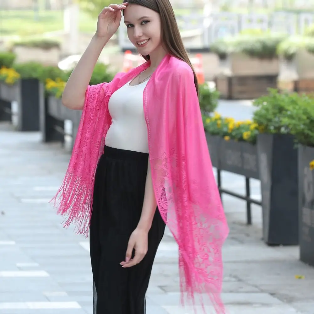 ผ้าคลุมไหล่กันแดดแฟชั่น ผ้าคลุมไหล่พู่ห้อย ผ้าพันคอ ผ้าคลุมไหล่เพื่อนเจ้าสาว ผ้าคลุมไหล่เดรส ผ้าคลุมไหล่ผู้หญิง ผ้าพันคอผ้าลูกไม้ ผ้าคลุมไหล่เจ้าสาว ผ้าคลุมไหล่ชายหาด ผ้าคลุมไหล่ไหม