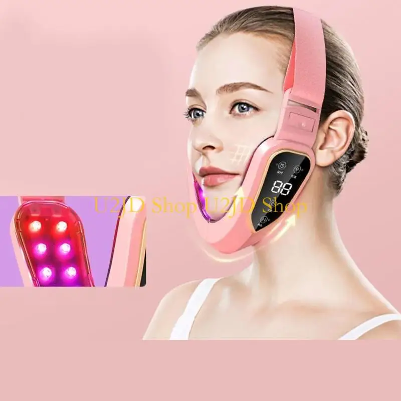 U2JD 전기 V- 페이스 쉐이핑 마사지기 이중 턱 감속기 페이스 리프팅 기계