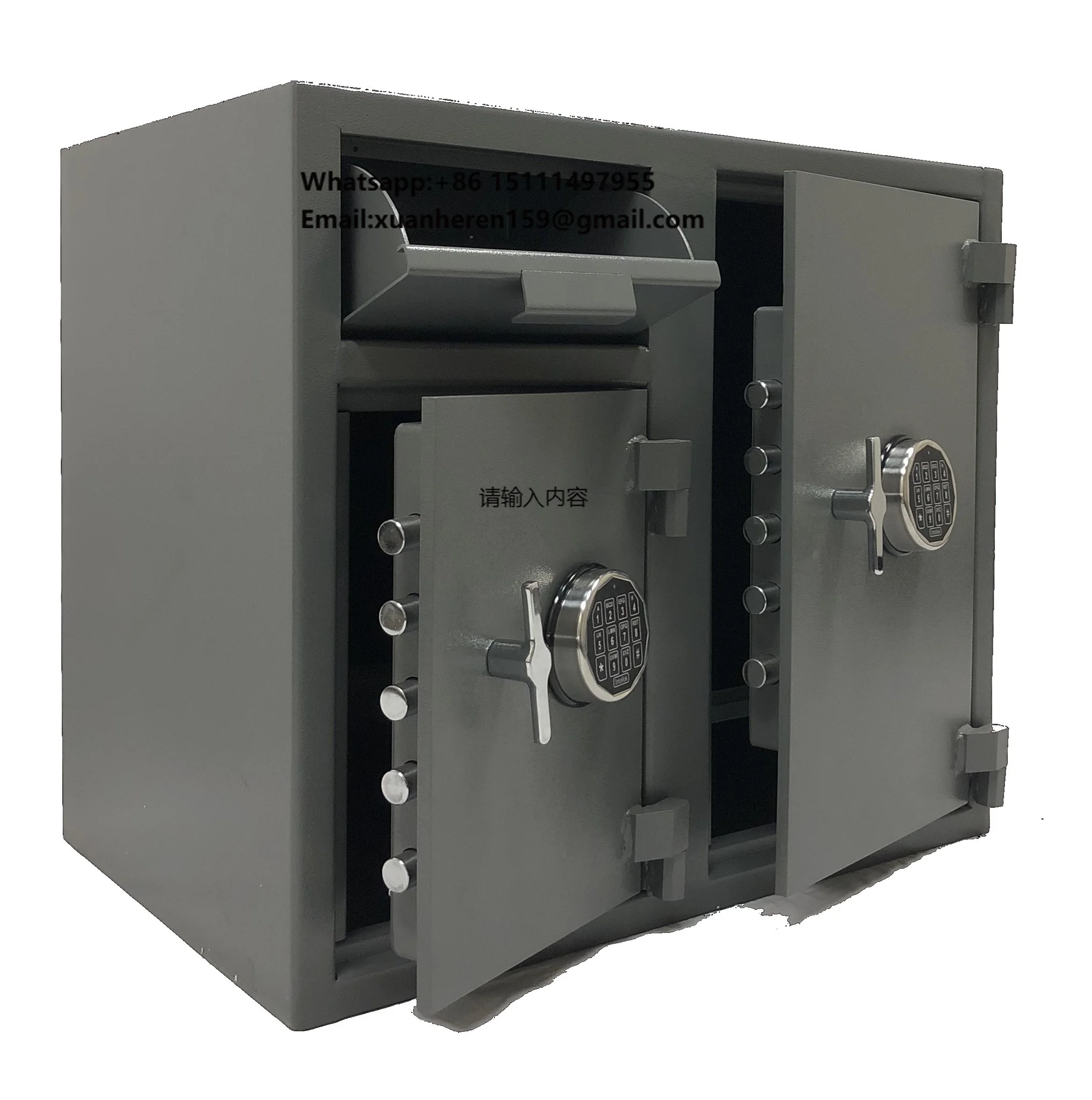 Factory Wholesale Price Security  Steel Digital Electronic Drop Deposit Safe Box  Gun Safe