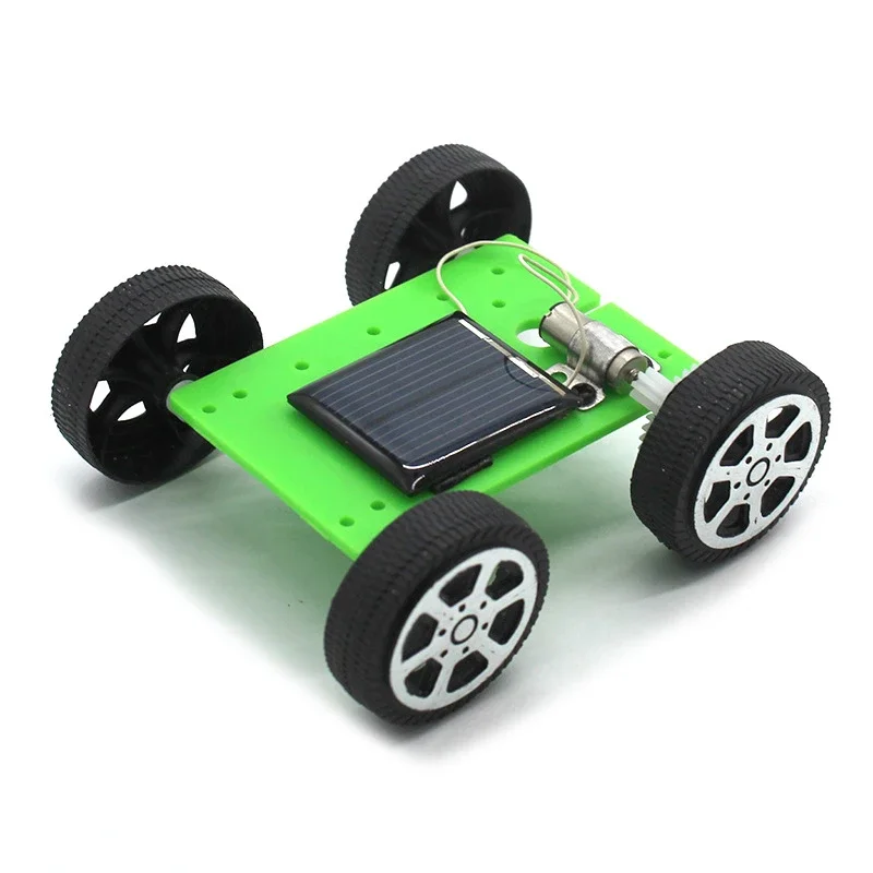 Children Puzzle Toys DIY Solar Toy Car Assembly Solar Car Mini Solar Racing Children's Technology Model Enlightenment Solar Toys