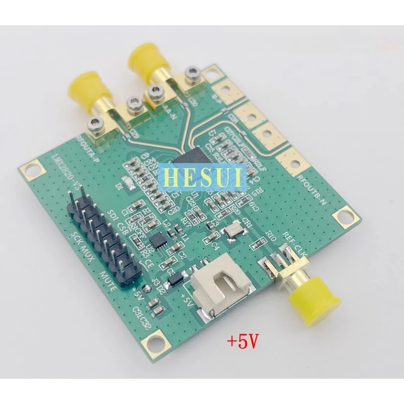 LMX2820 development board High frequency matching board 45MHz-22.5GHz output frequency adjustable PLL RF signal source module