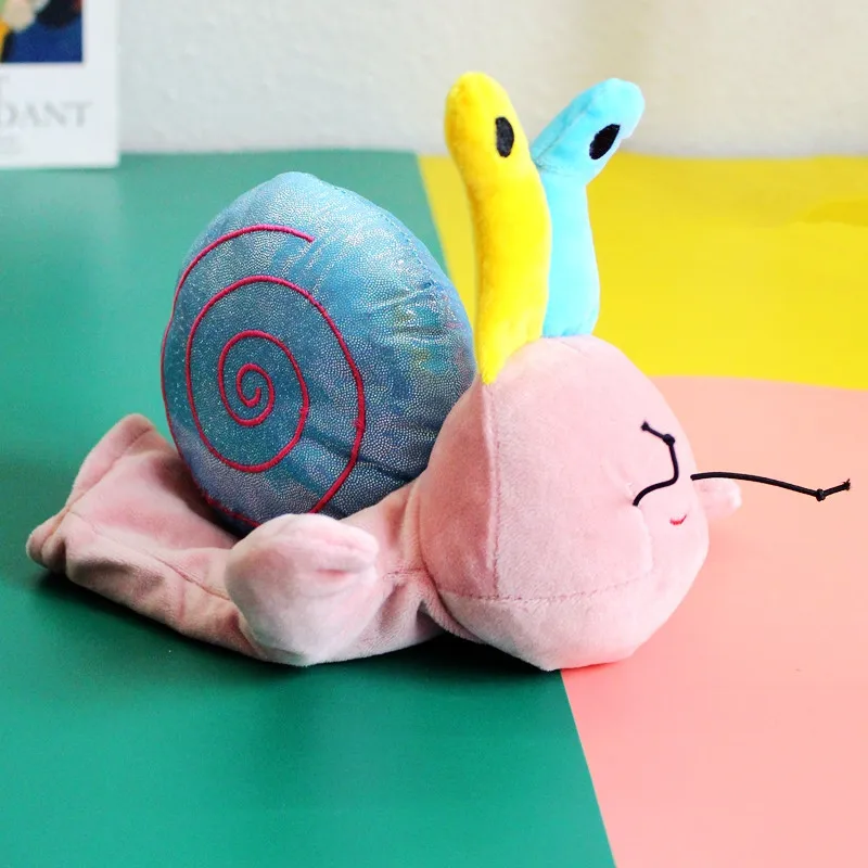 Marionetas de mano de animales de peluche, juguetes, guantes de animales, lindas muñecas de caracol y mariposa, marionetas de mano interactivas relajantes, educación temprana para niños