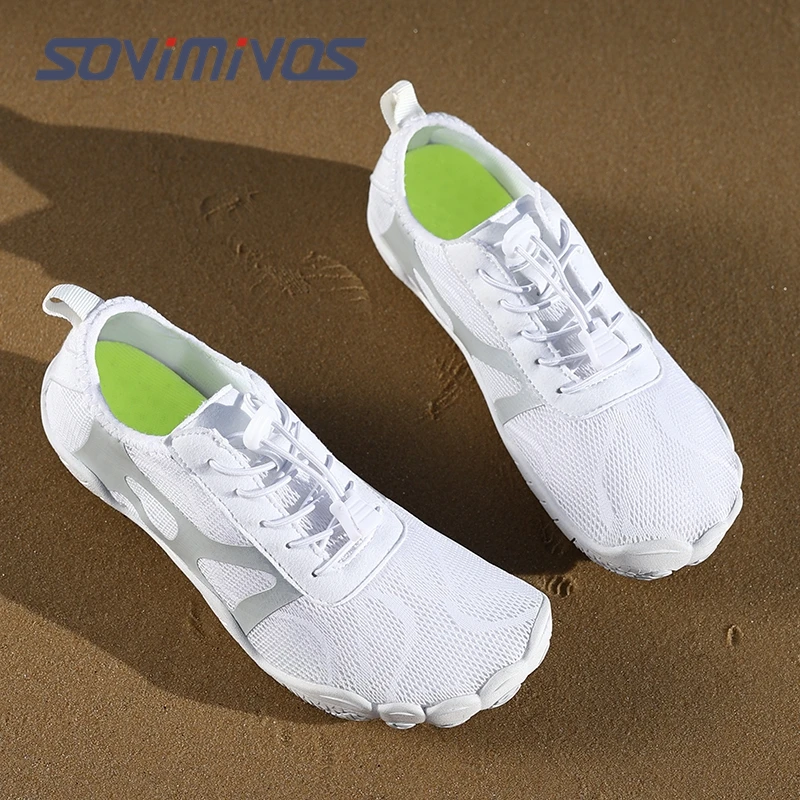 47 48 Duży rozmiar Letnie buty do wody Mężczyźni Barefoot Shoes Beach Slipper Upstream Aqua Shoes Man Diving Swimming Socks Shoes for Women