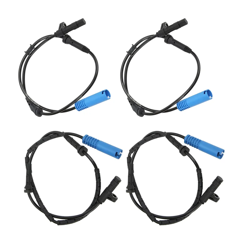 4pcs Front and Rear ABS Wheel Speed Sensor 34526756384 34526756385 For BMW MINI R50 R53 R52 1.6L 1.6T W10B16A W11B16A