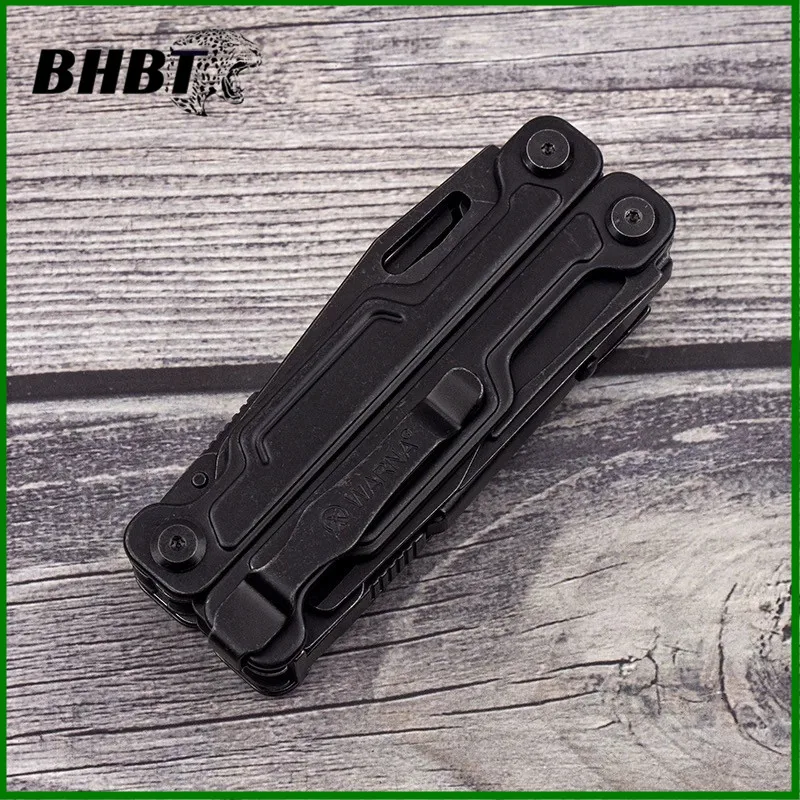 BHBT 19-in-1 Ark Multi functional Tool Pliers Steel Handle Black Stone Washed Copper Gasket Camping Home Emergency Equipment