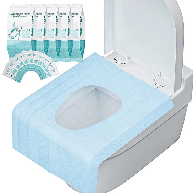 10PCS Toilet Seat Covers Disposable for Wrapped Travel Toddlers Potty Training In Public Restrooms Toilet Liners