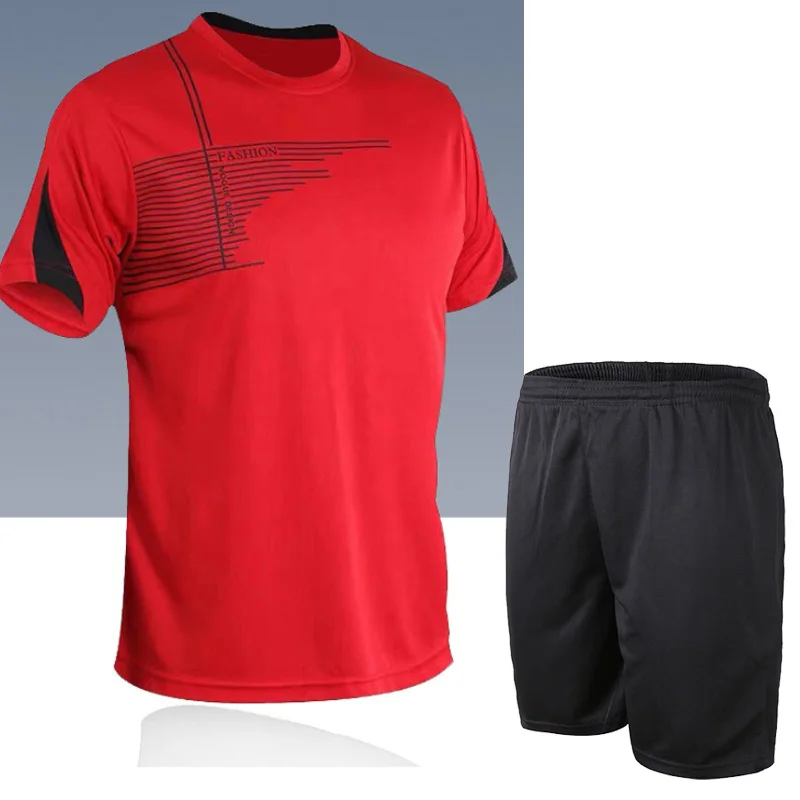 

2025 men's 2-piece/set sportswear, gym fitness sportswear, running and jogging sportswear, exercise suit, sportswear, casual qui
