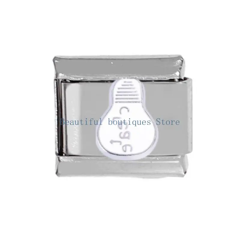 U4LF Stainless Steel Bracelet Modules Personalized Module Bracelet Accessory for Bangles Jewelry Adornment Making