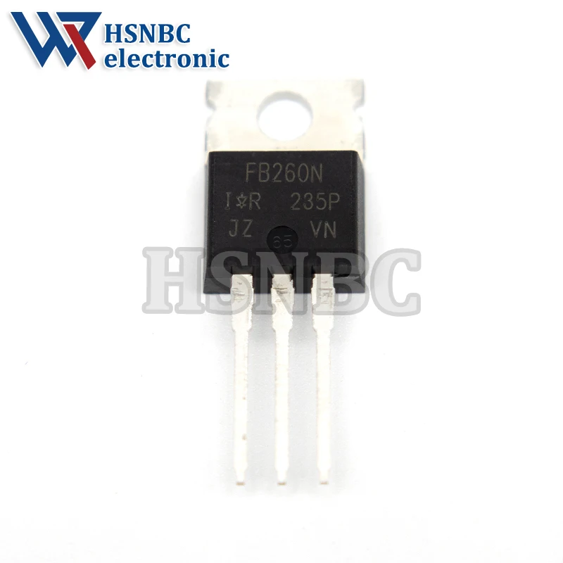 10 قطعة/الوحدة IRFB260N IRFB260NPBF IRFB260 TO-220 56A 200V N-قناة الطاقة MOSFET الترانزستور 100% جديد الأصلي