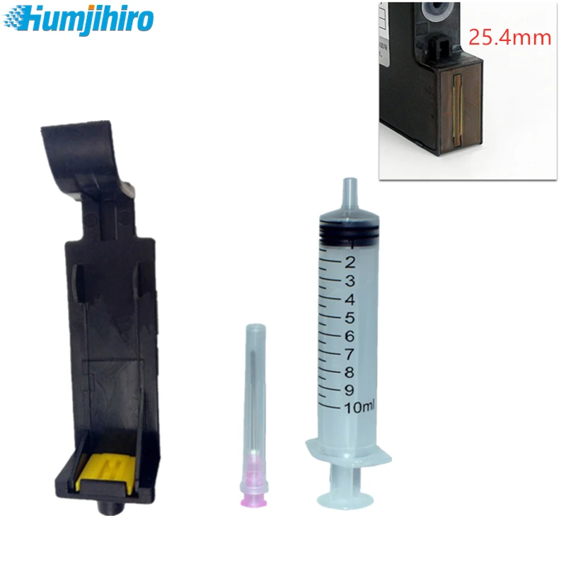 12.7mm 25.4mm ferramentas recarreadas cartucho de tinta ferramenta de recarga snap fill para impressora jato de tinta térmica portátil 2588/2580/g1309s